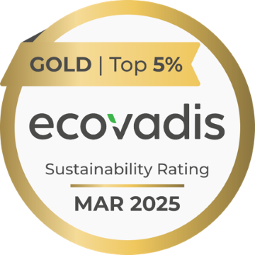 EcoVadis Gold 2025